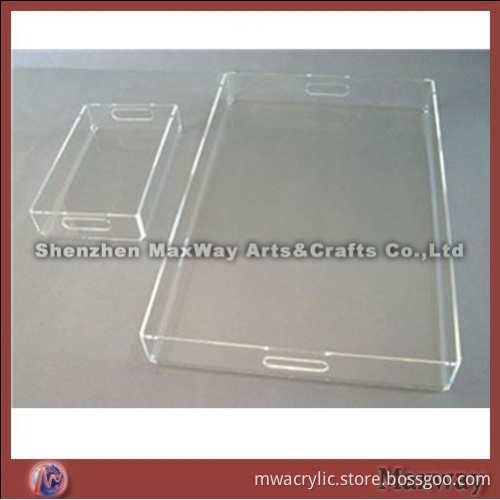 Clear Elegant Acrylic/PMMA Cooking Tray for Promotion